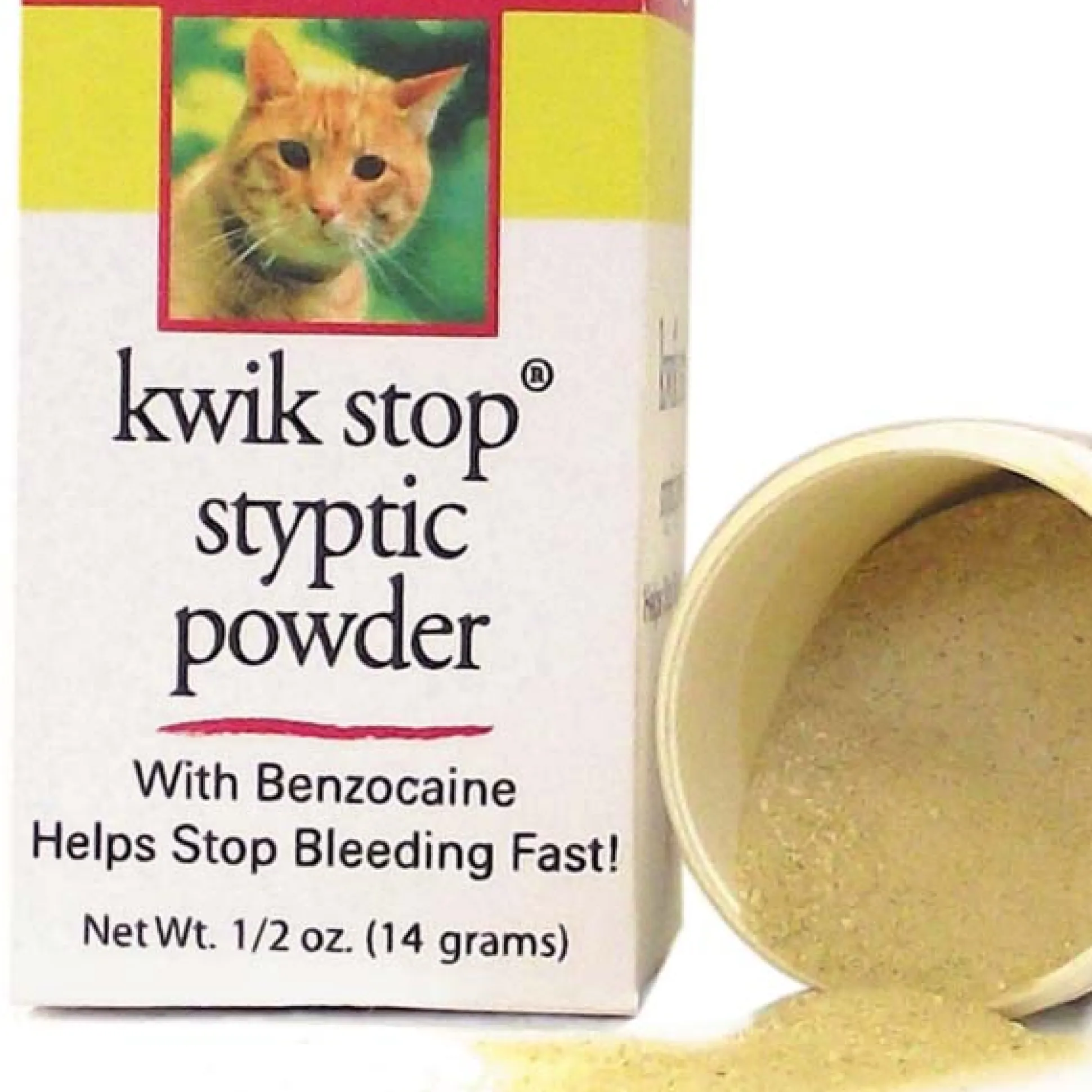 Miracle Care Kwik Stop Styptic Powder for Cats .5 oz
