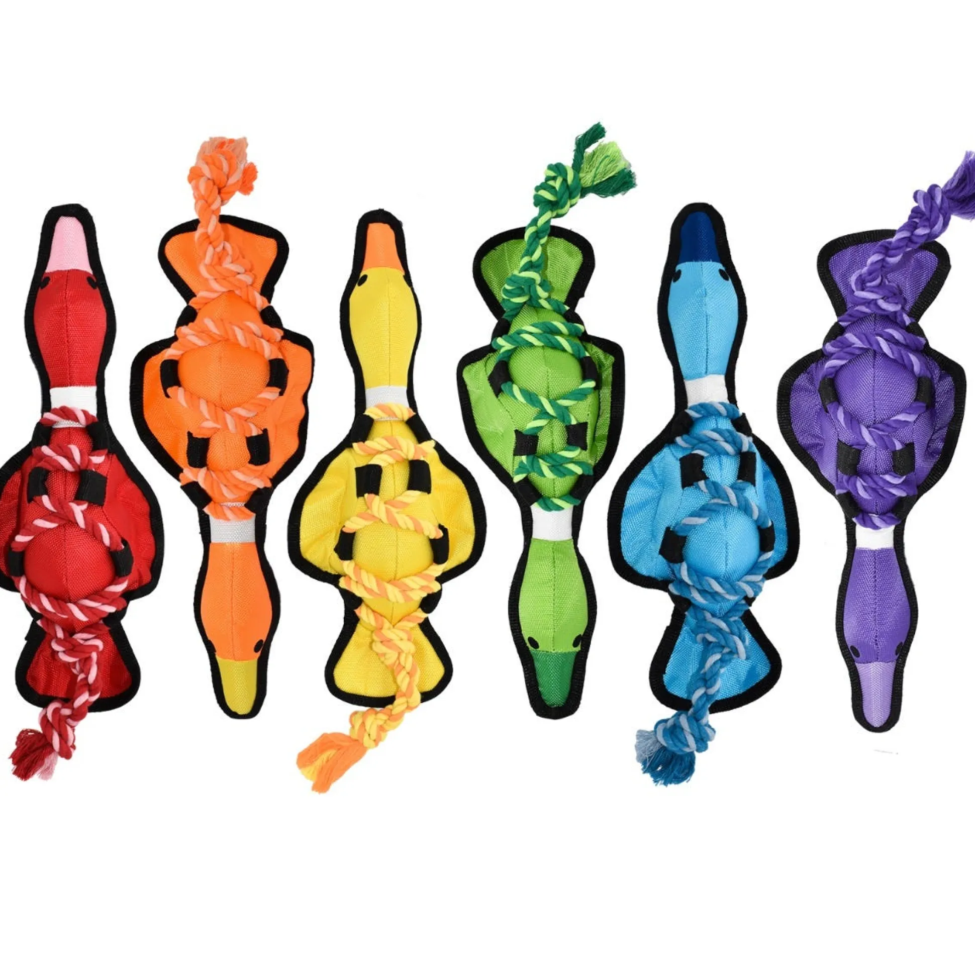 MultiPet Cross-Ropes Duck Asst Toy