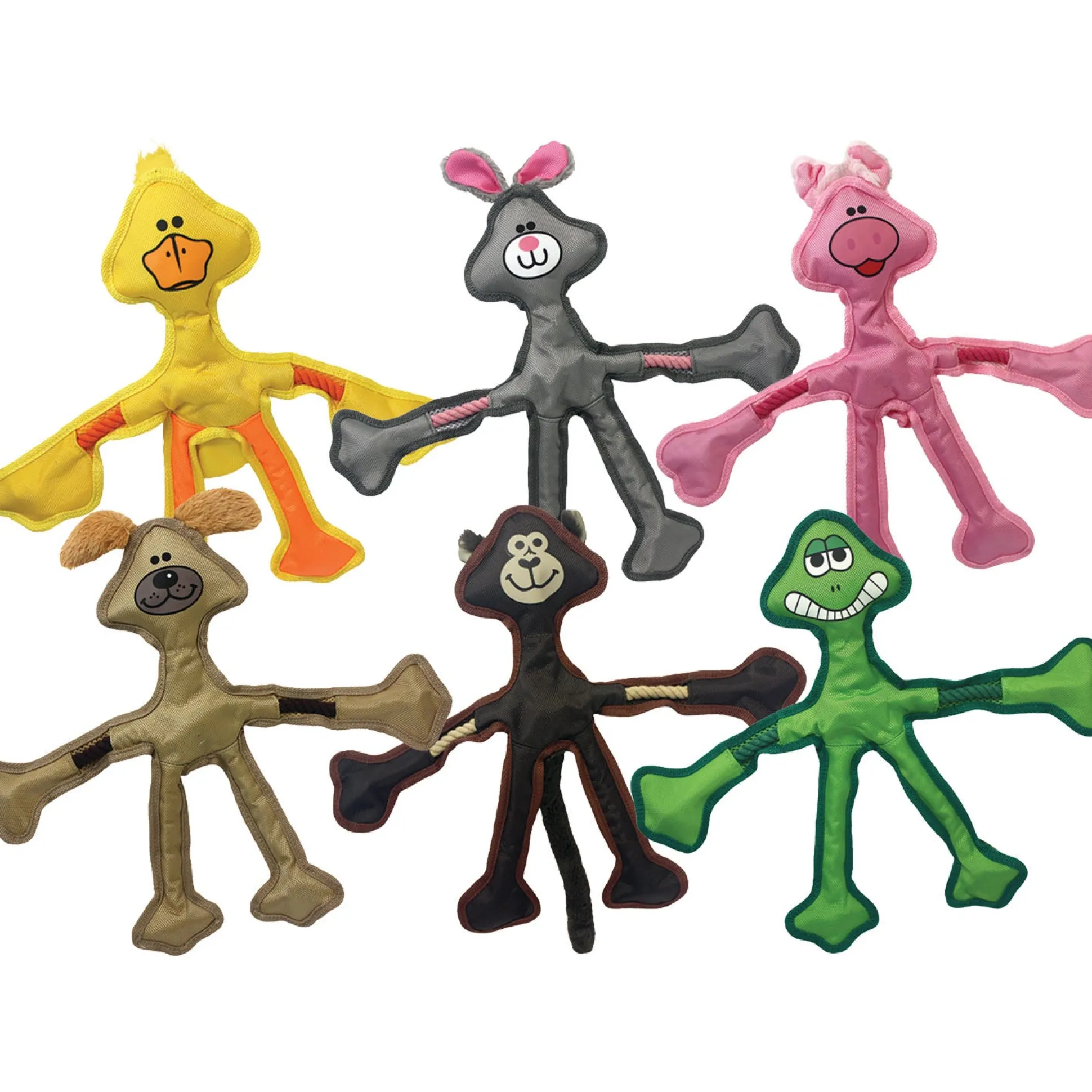 MultiPet Skele-Ropes Dog Toy