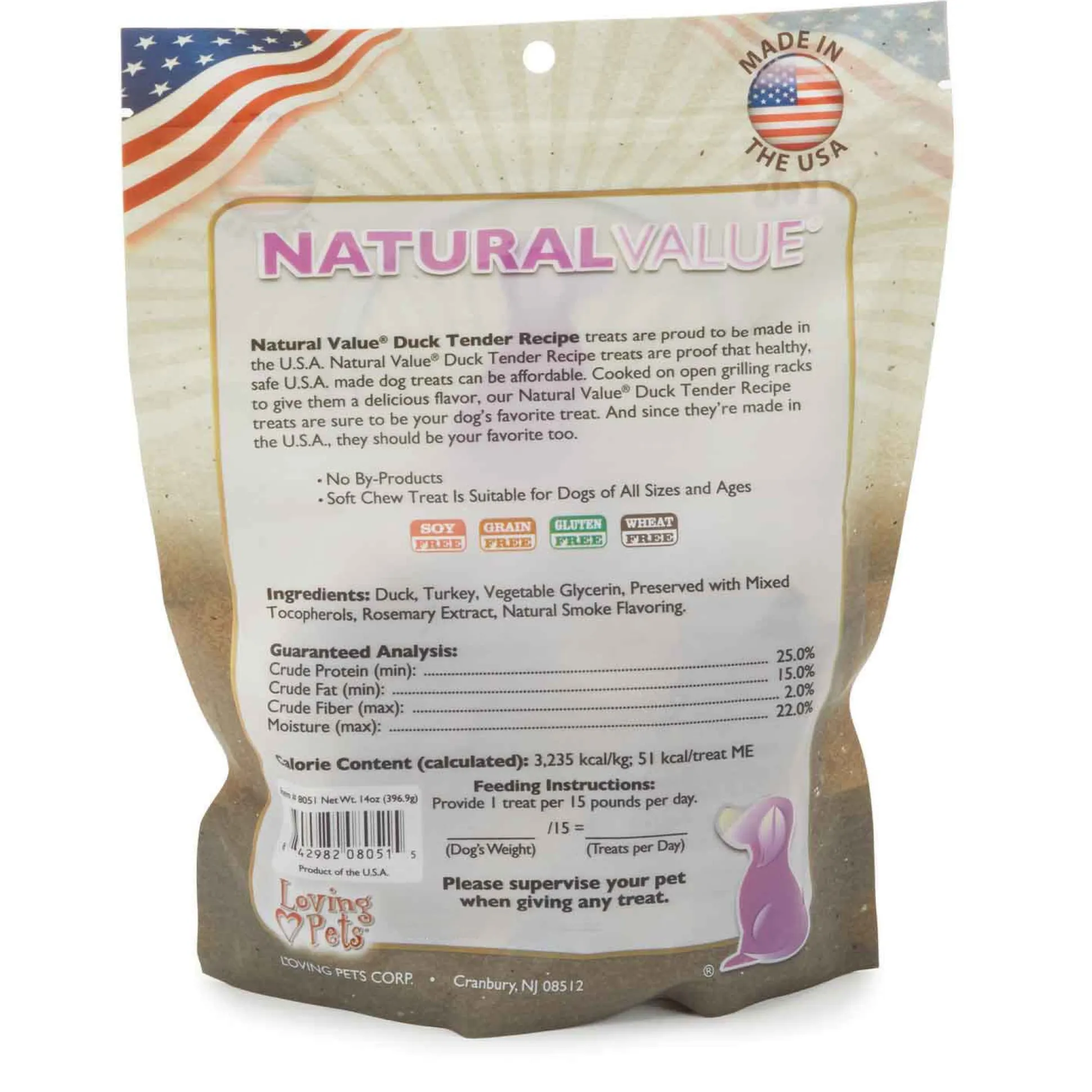 Natural Value Duck Tender Recipe Treats