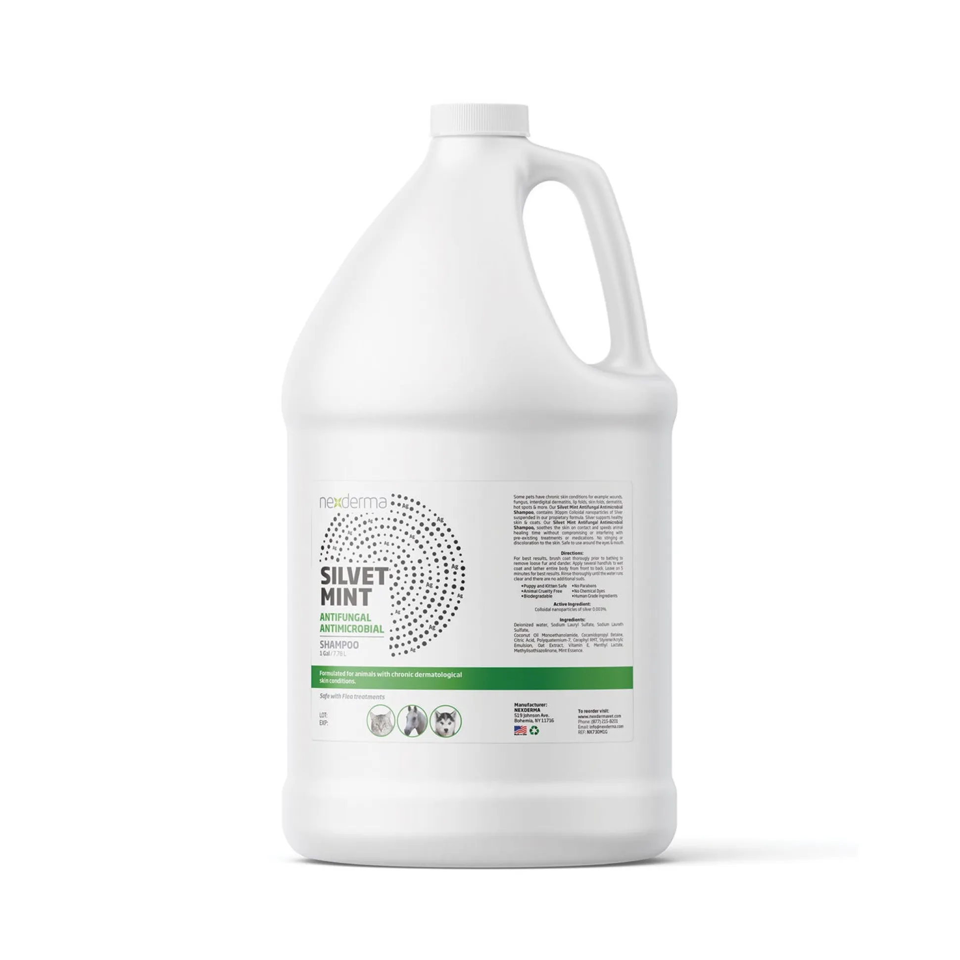 Nexderma Silvet Antimicrobial Dog Grooming Shampoos