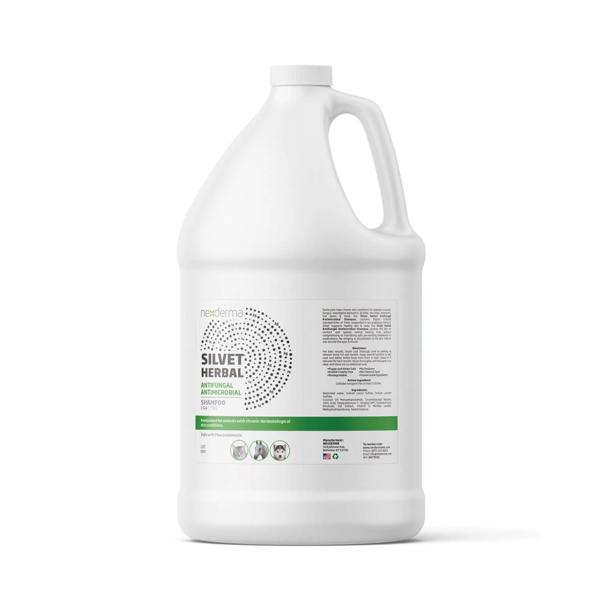 Nexderma Silvet Antimicrobial Dog Grooming Shampoos