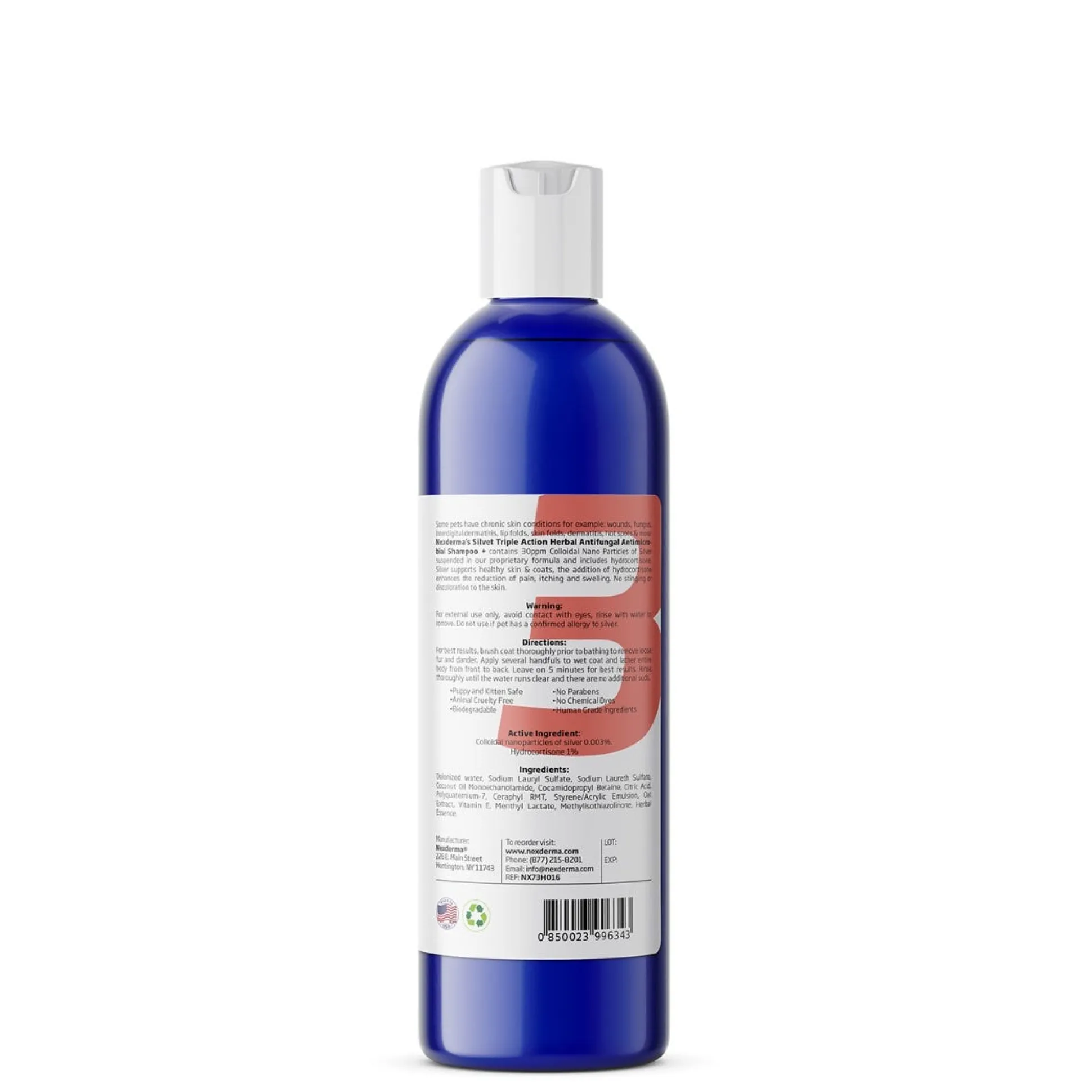 Nexderma Silvet Hydrocortisone Dog Grooming Shampoos