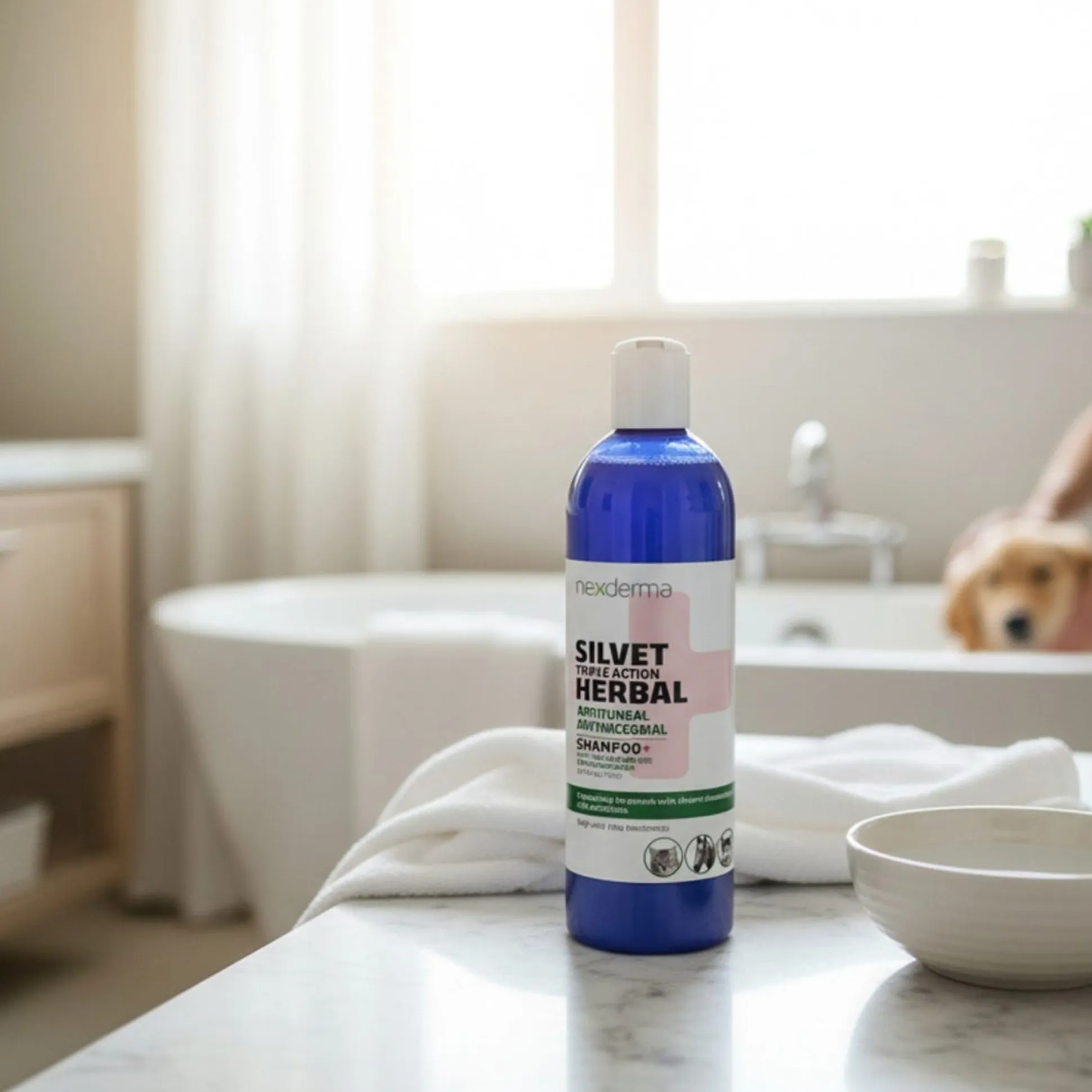 Nexderma Silvet Hydrocortisone Dog Grooming Shampoos