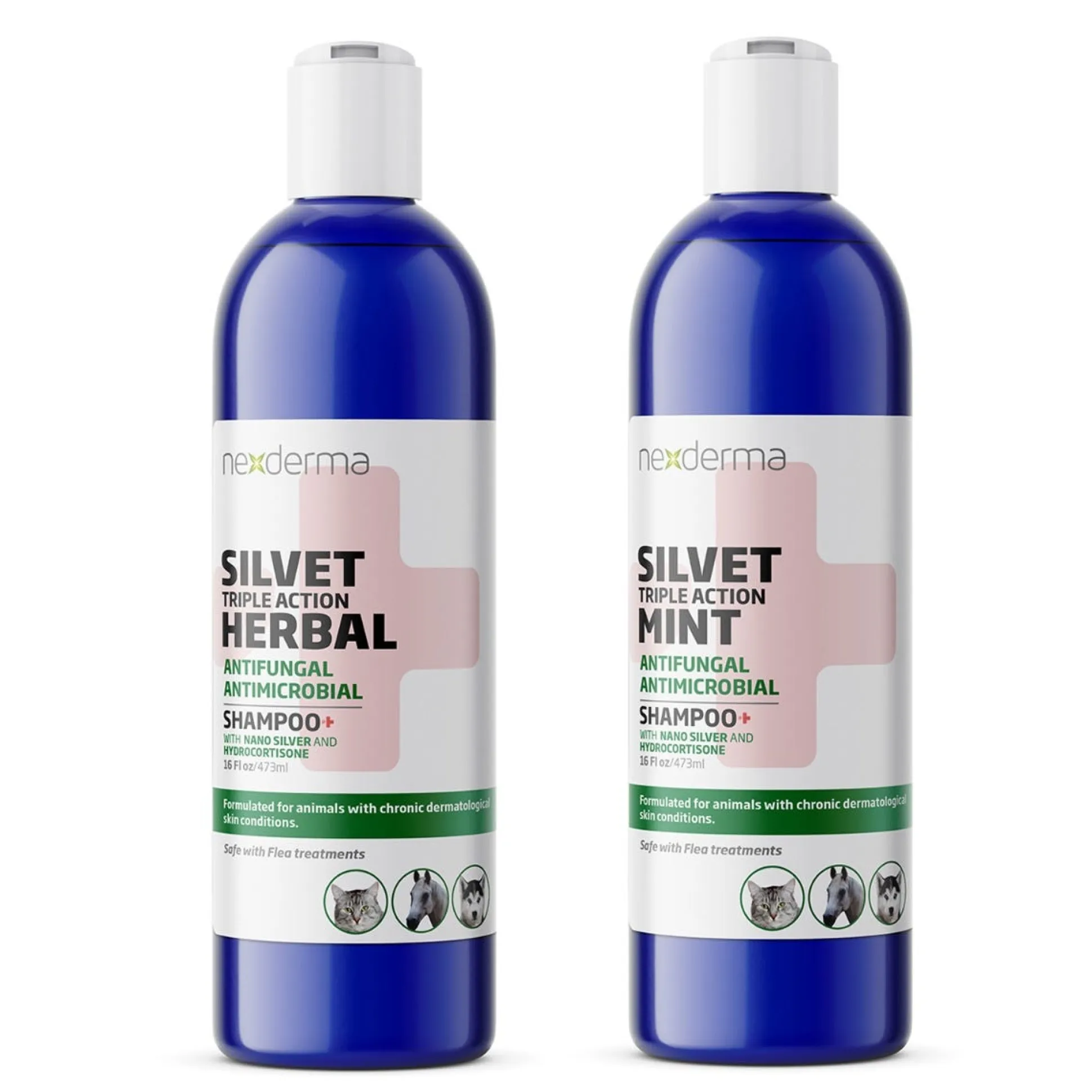 Nexderma Silvet Hydrocortisone Dog Grooming Shampoos
