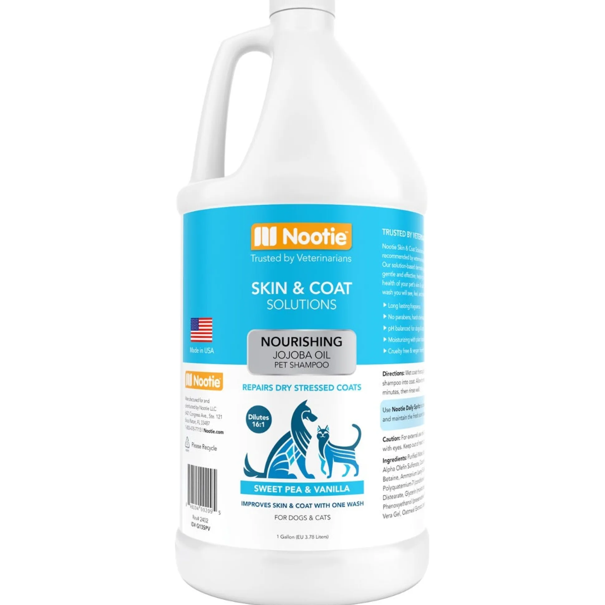 Nootie Nourishing Jojoba Oil Dog Grooming Shampoo