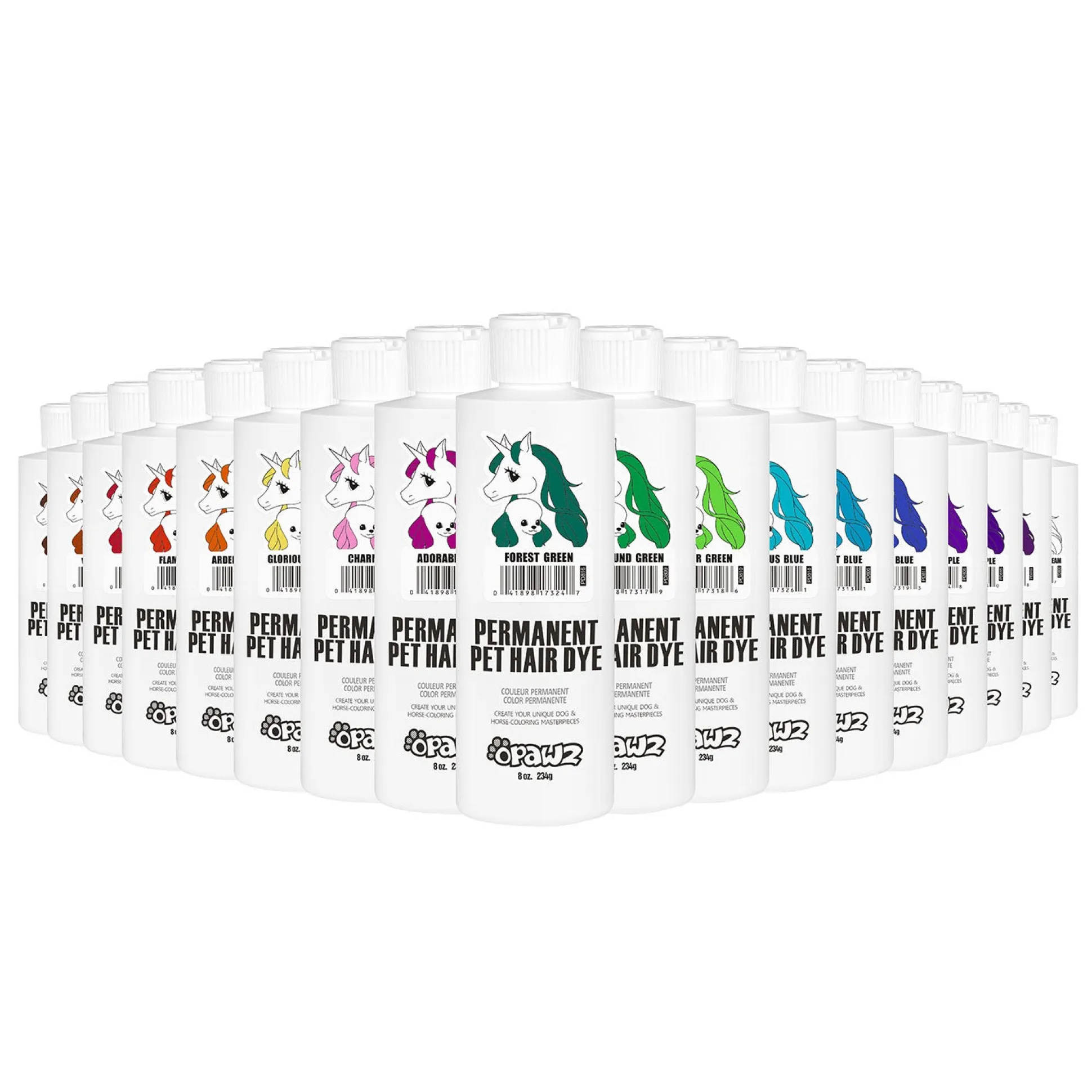 OPAWZ Permanent Hair Dyes 8oz