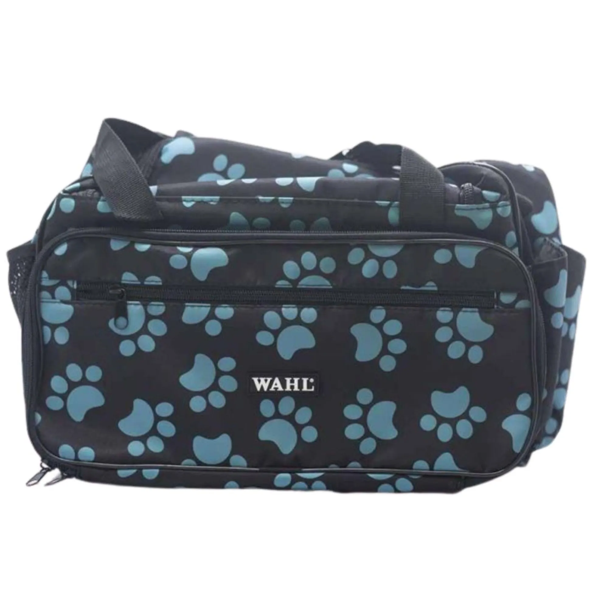 Paw Print Travel Tote Bag Turquoise