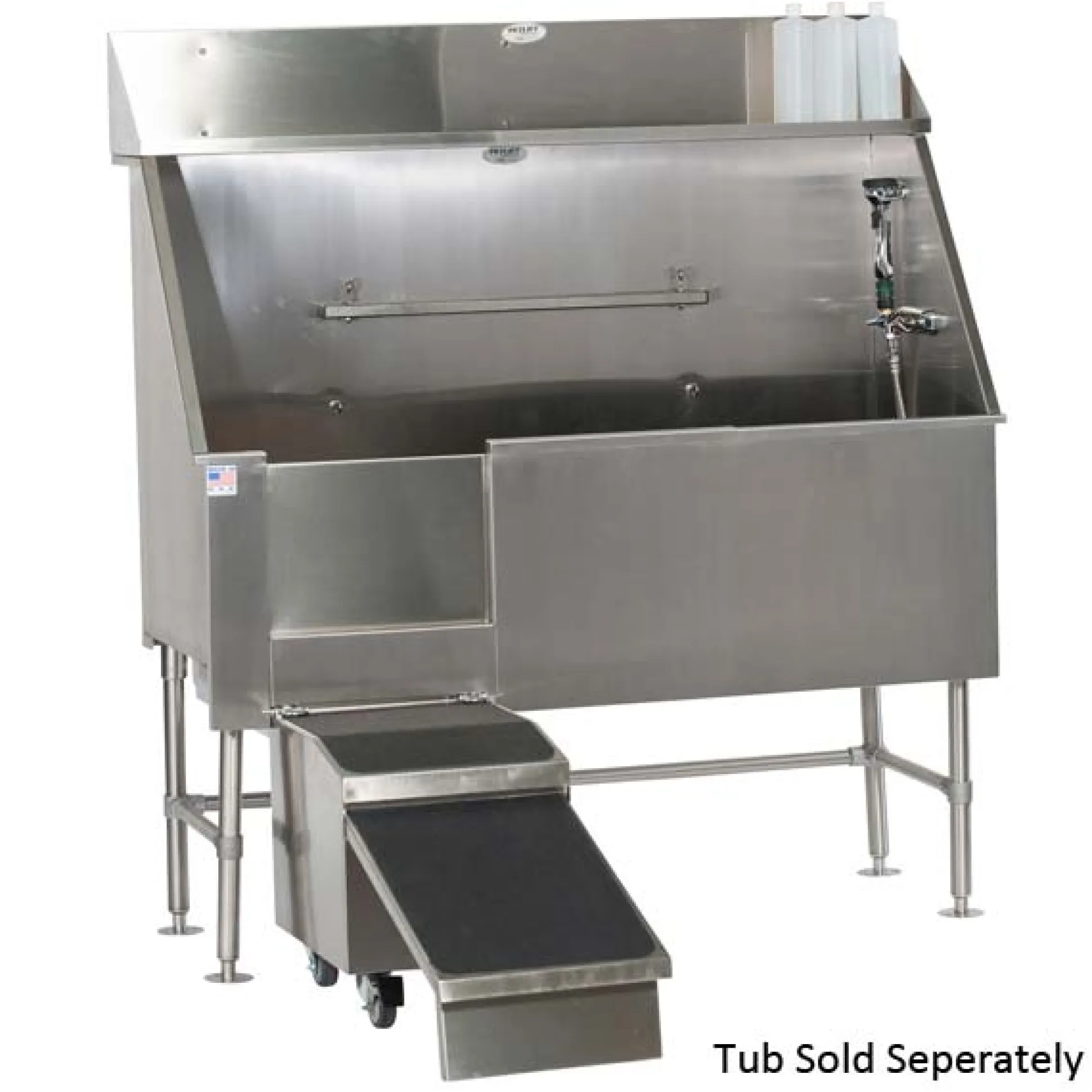 PetLift Aqua Shelf Dog Grooming Tub Shelfs