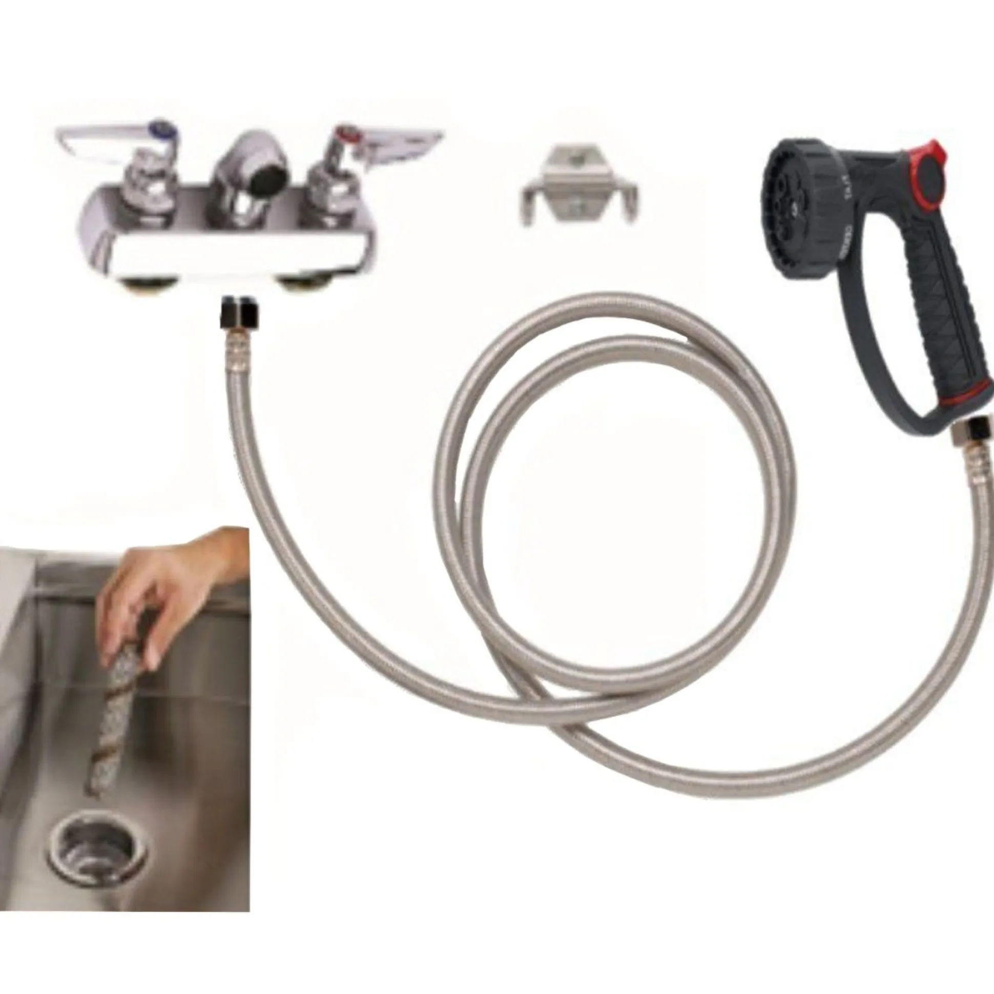 PetLift Dog Grooming Tub Plumbing Complete