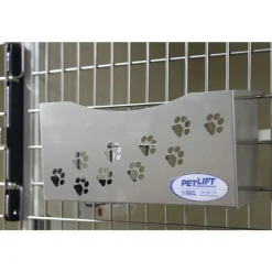 PetLift Stainless Steel File Holder for Cage Door
