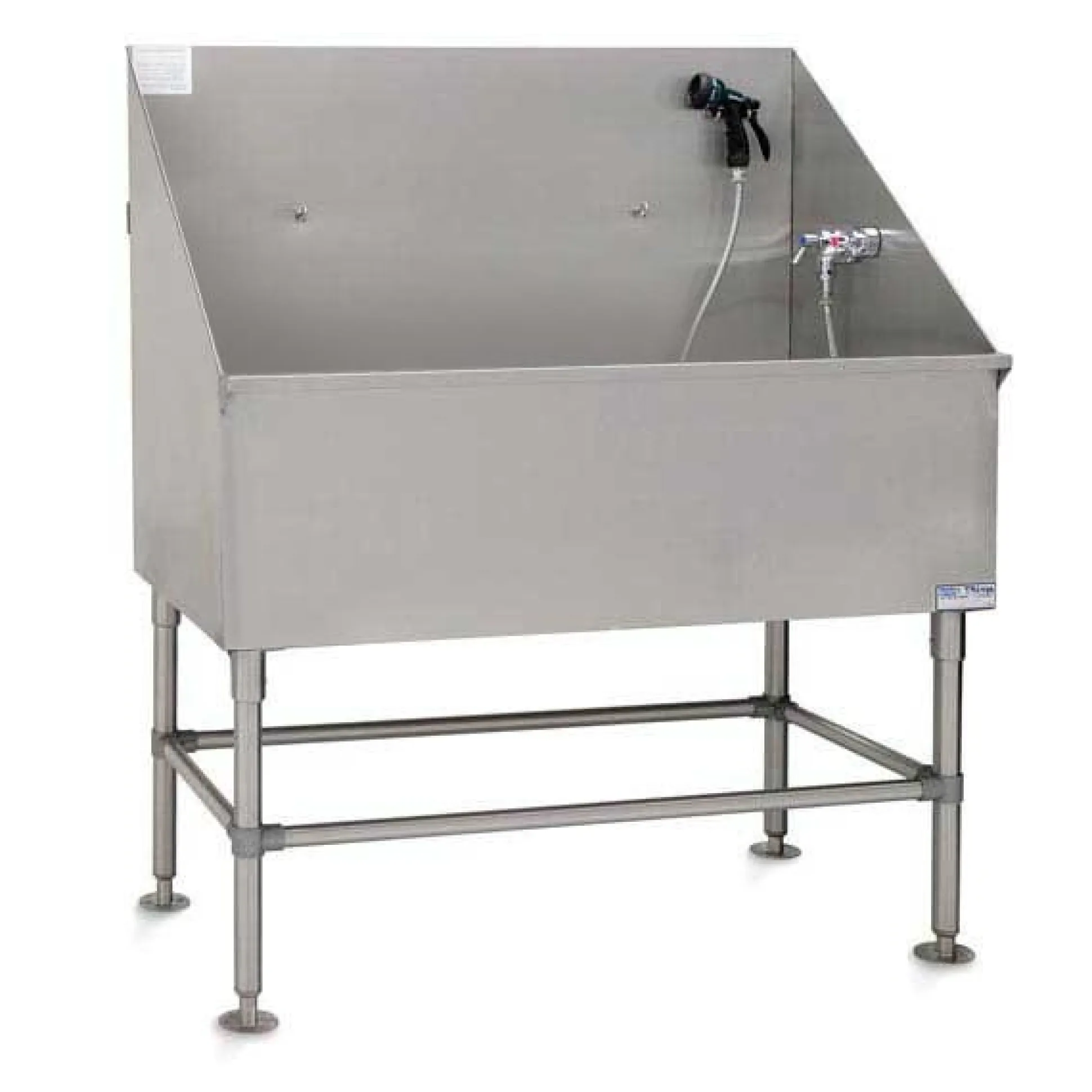 PetLift Stainless Steel Indoor and Outdoor Dog Grooming Tub