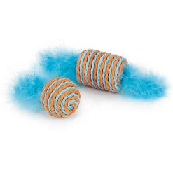 Pet Park Blvd Sisal Roller Toys 2 pk