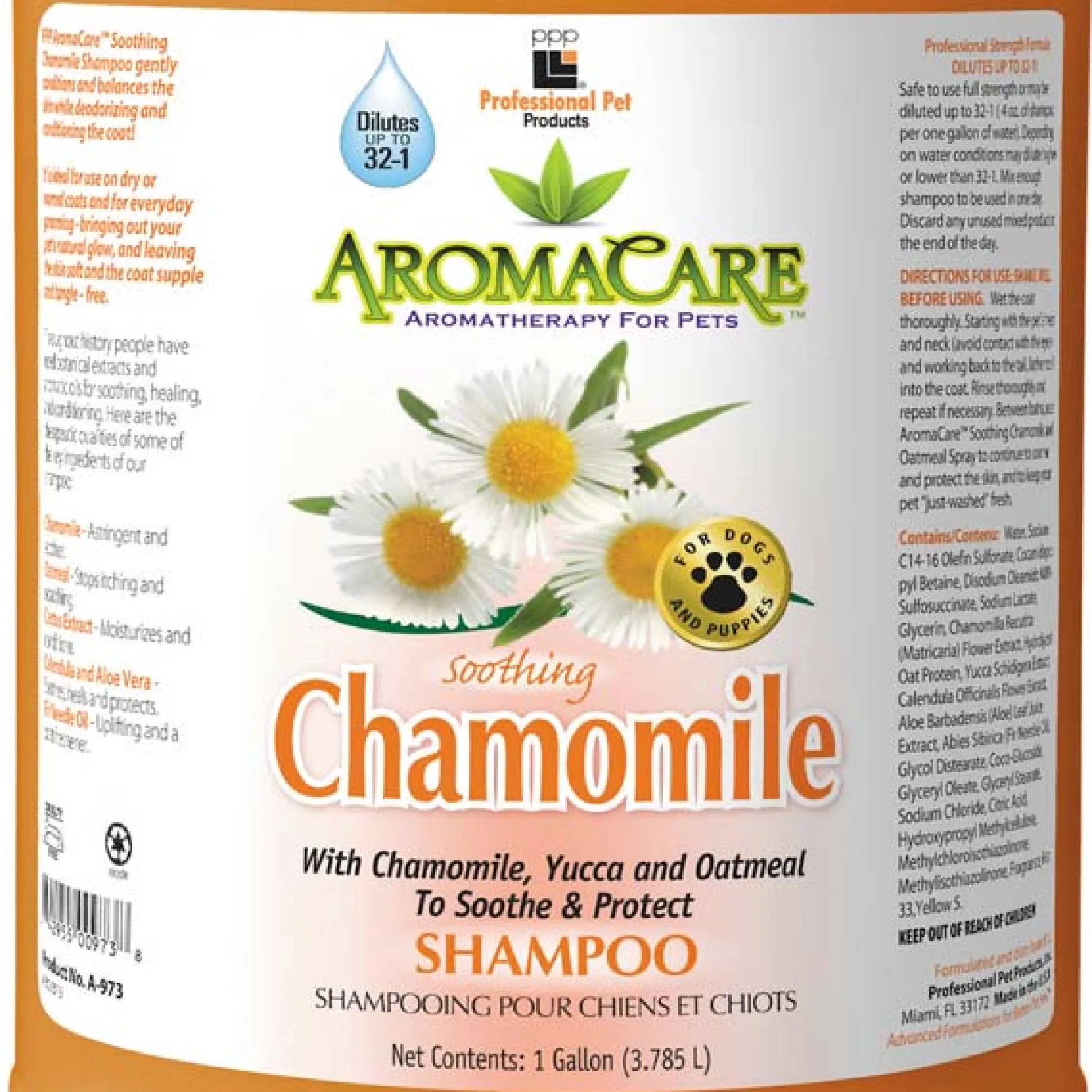 PPP AromaCare Chamomile & Oatmeal Dog Grooming Shampoo