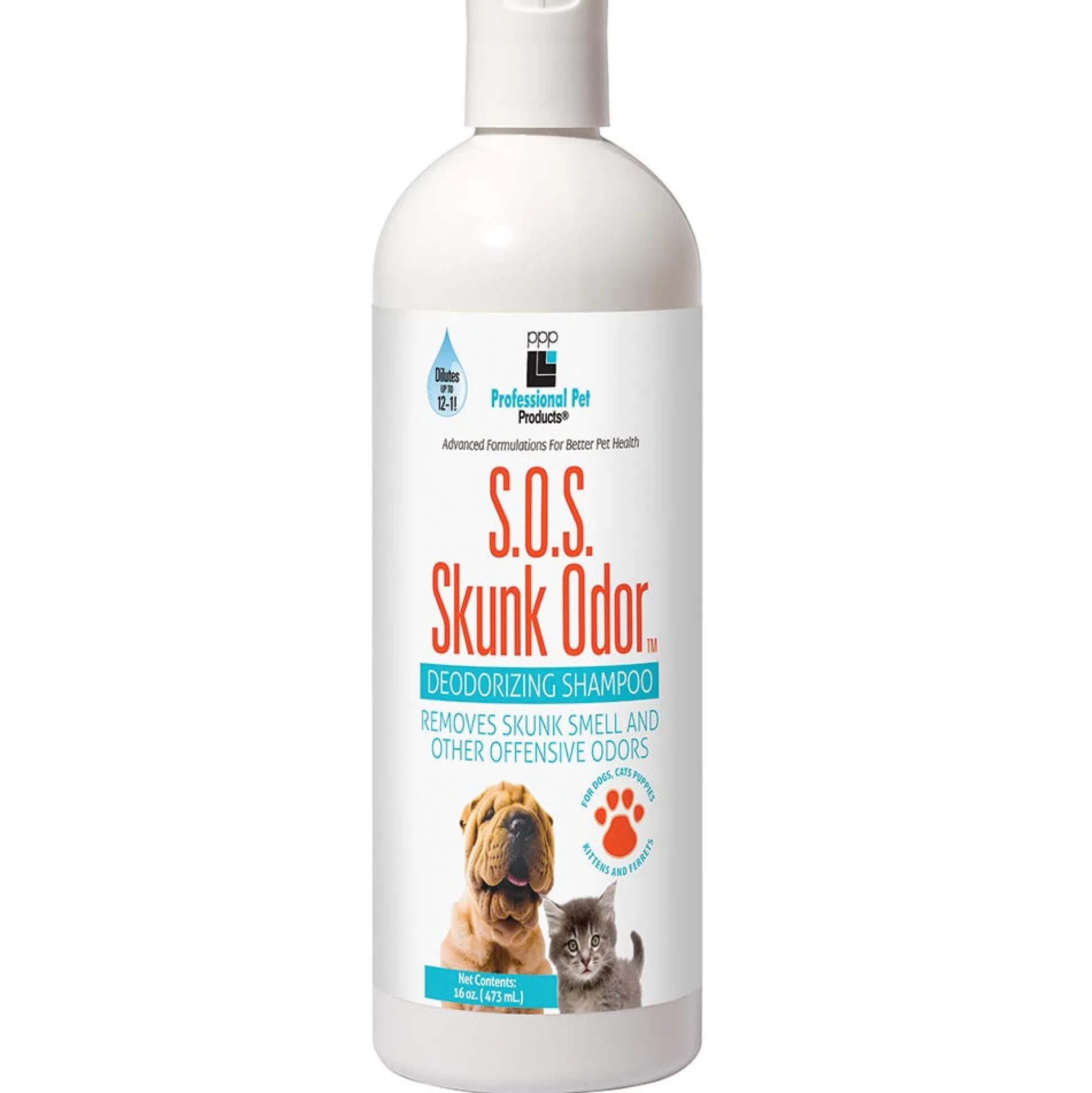 PPP Skunk Odor Dog Grooming Shampoo 16oz