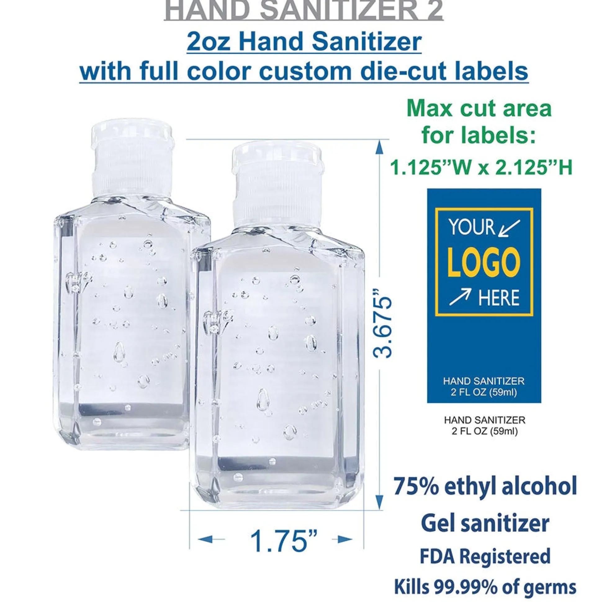 Promotional Hand Sanitizer 2 oz