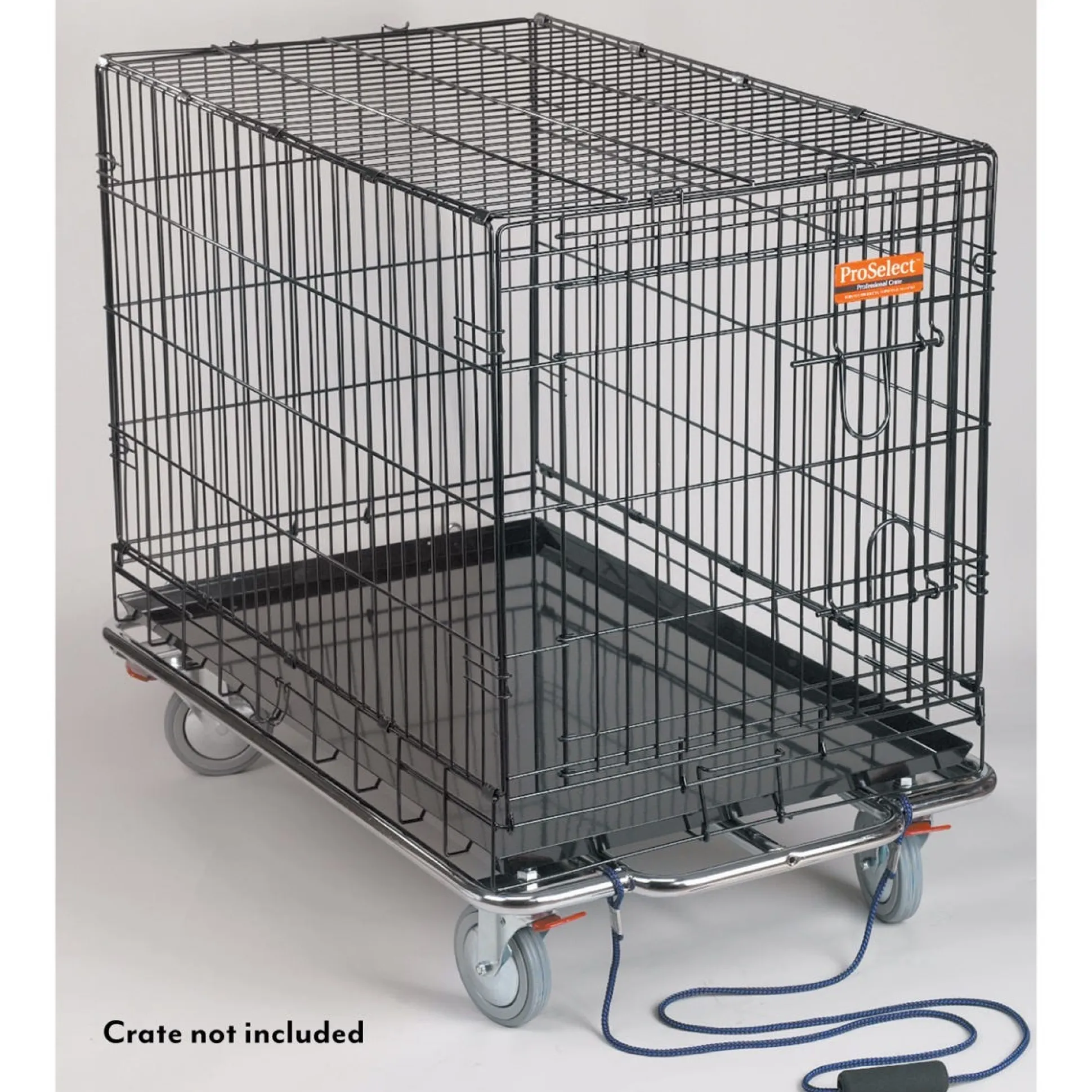 ProSelect Kennel Kart Chrome with Wheels
