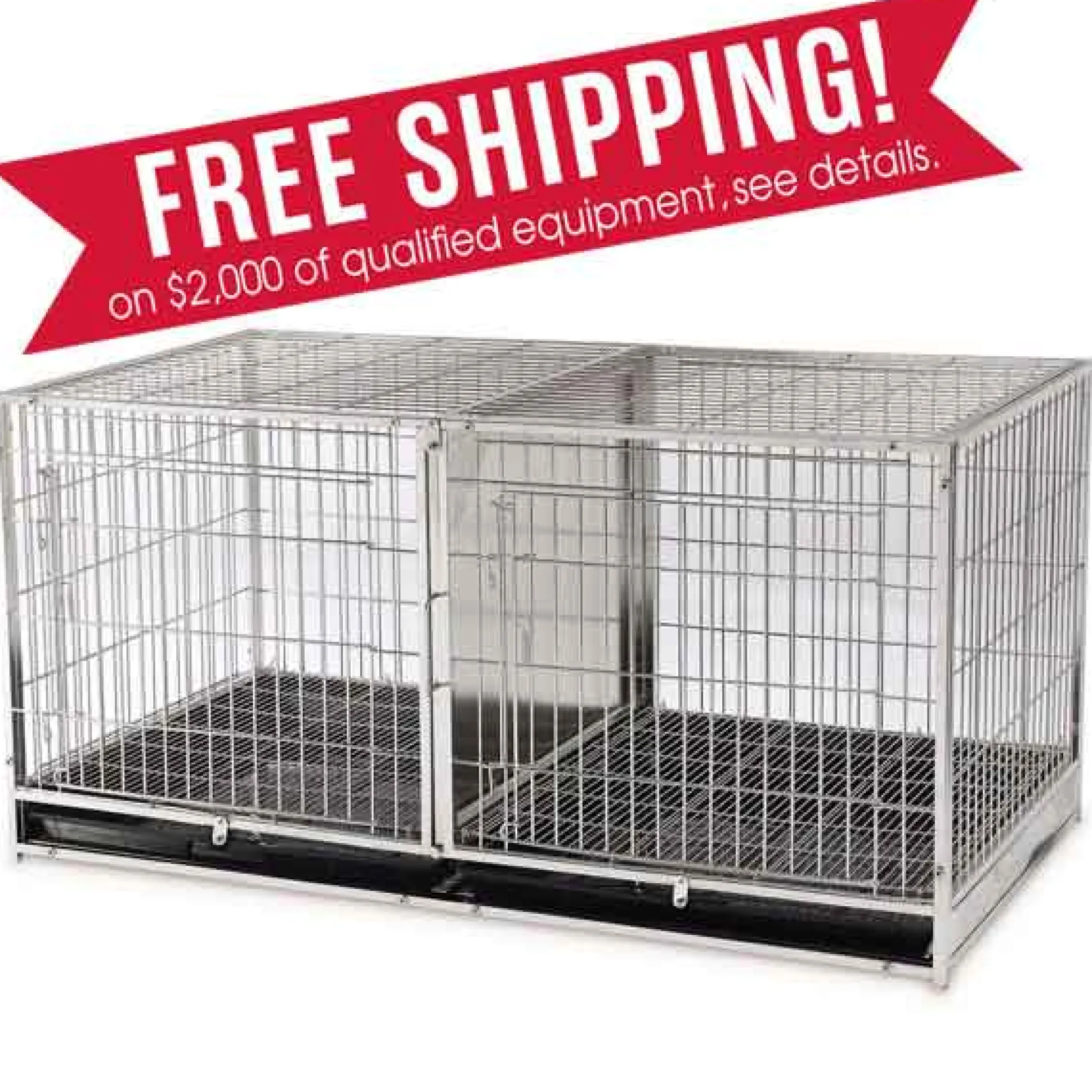 ProSelect Modular Cage w/Plastic Tray Stainless Steel