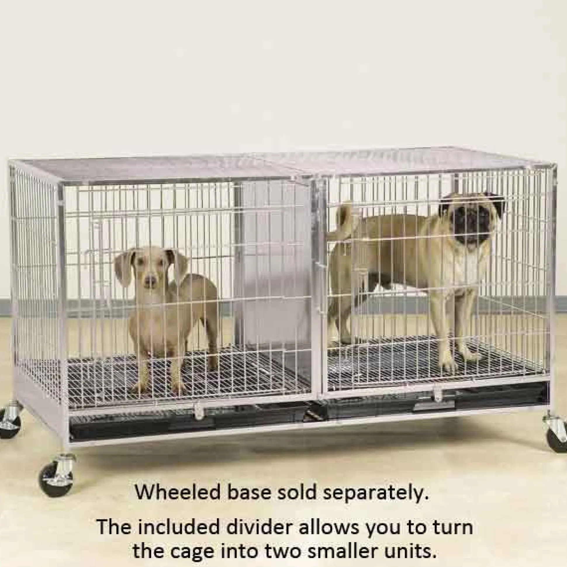 ProSelect Modular Cage w/Plastic Tray Stainless Steel
