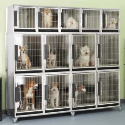 ProSelect Modular Dog Kennel Cages Stainless Steel