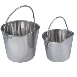 ProSelect Stainless Steel Flat-Sided Pails