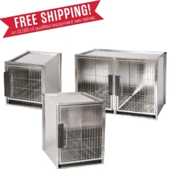 ProSelect Stainless Steel Modular Dog Kennel Cage
