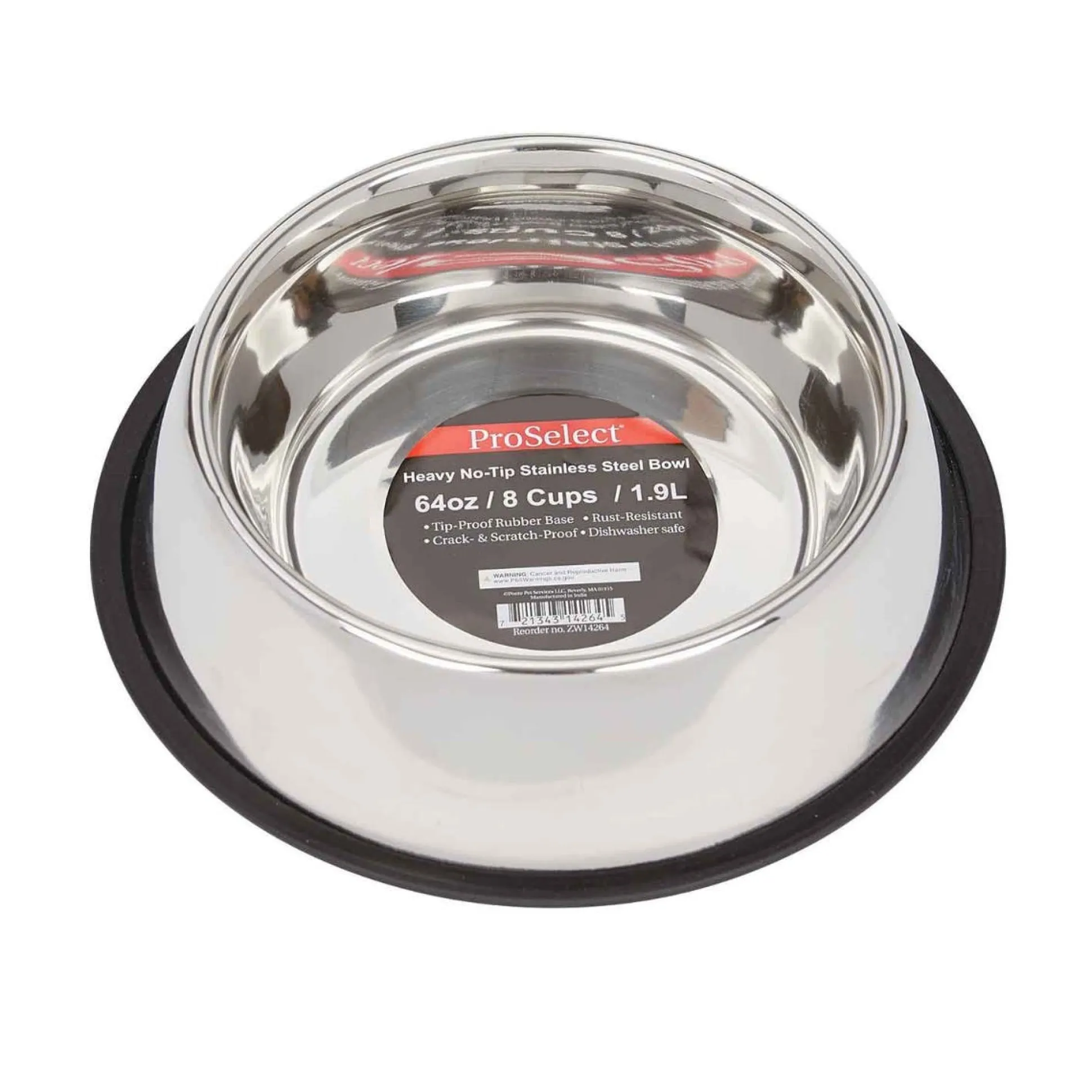 ProSelect X-Super Heavy Duty No-Tip Mirror Bowls