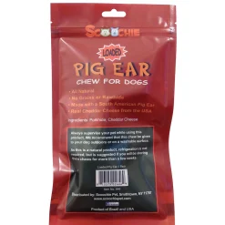 Scoochie Bacon Cheddar Loaded Pig Ear 1pk