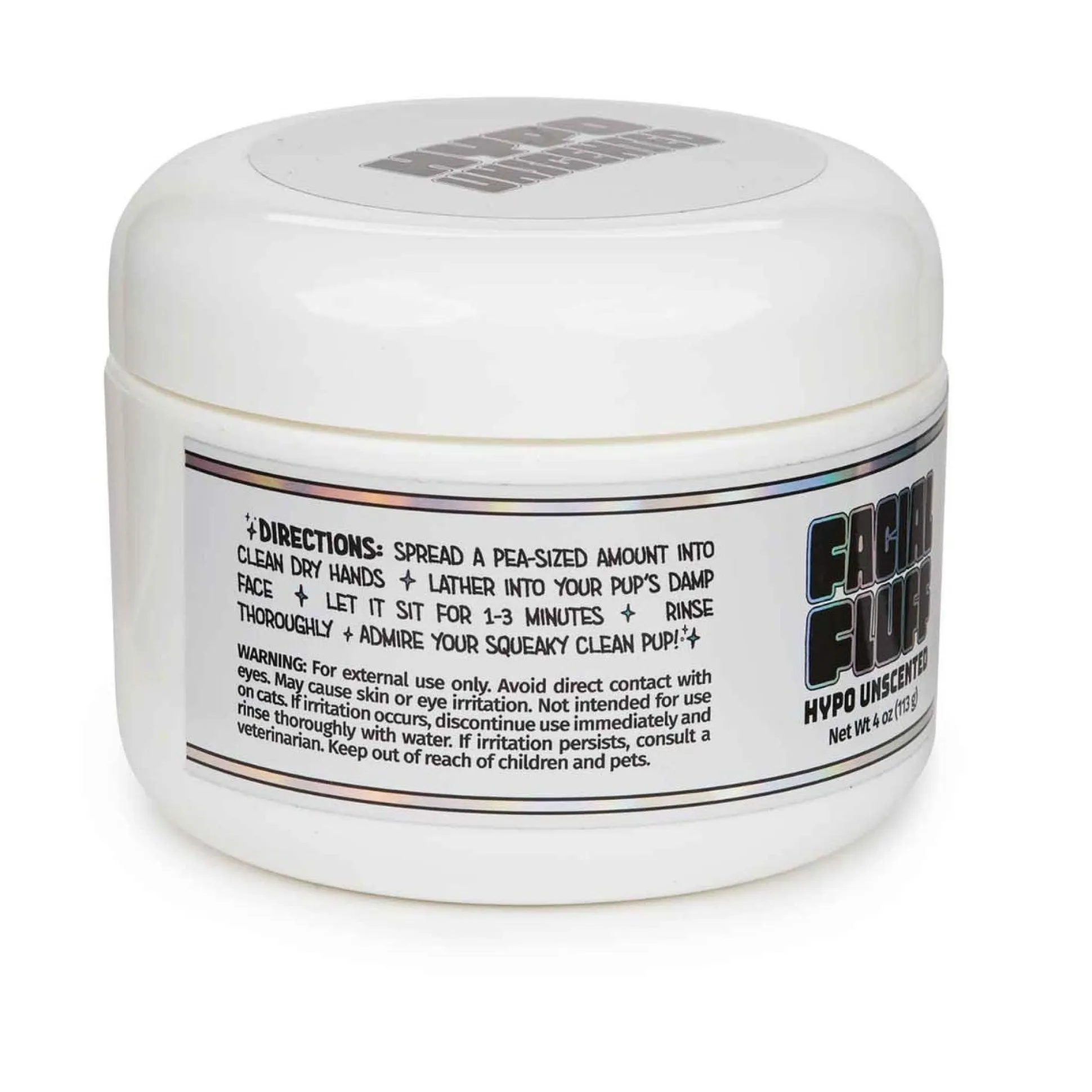 Shniff Facial Fluff Hypo Unscented 4oz