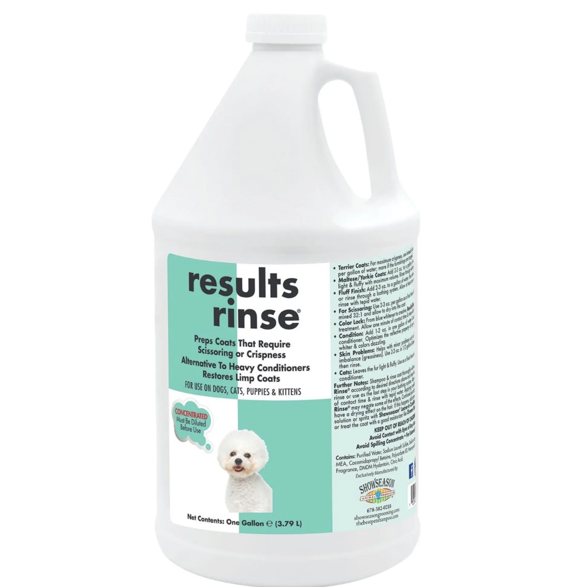 Showseason Results Rinse Finishing Rinse