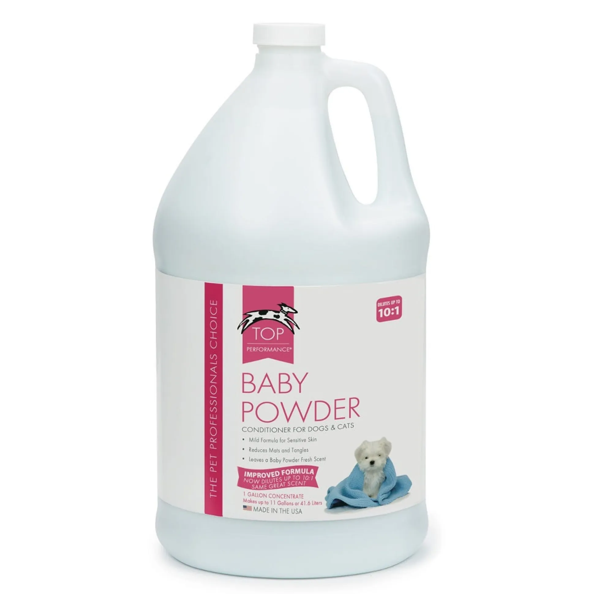 Top Performance Baby Powder Dog Grooming Shampoo & Conditioner