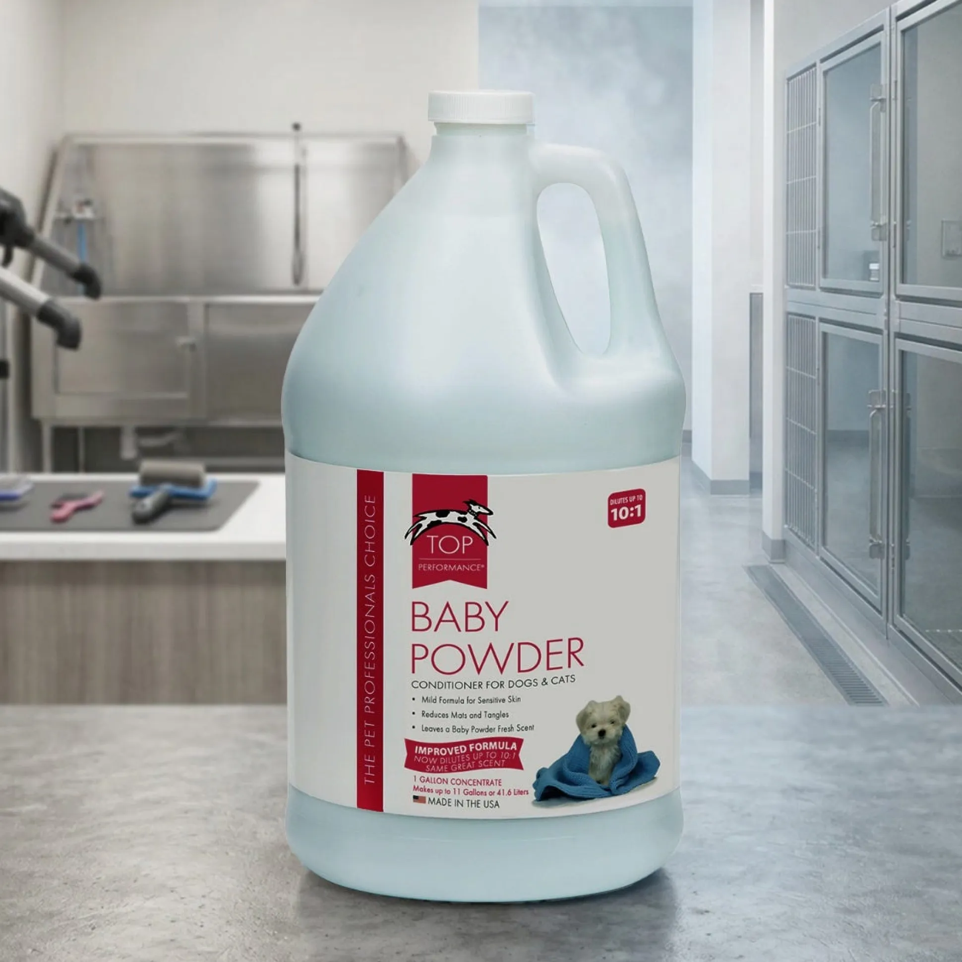 Top Performance Baby Powder Dog Grooming Shampoo & Conditioner