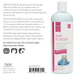 Top Performance Baby Powder Dog Grooming Shampoo & Conditioner