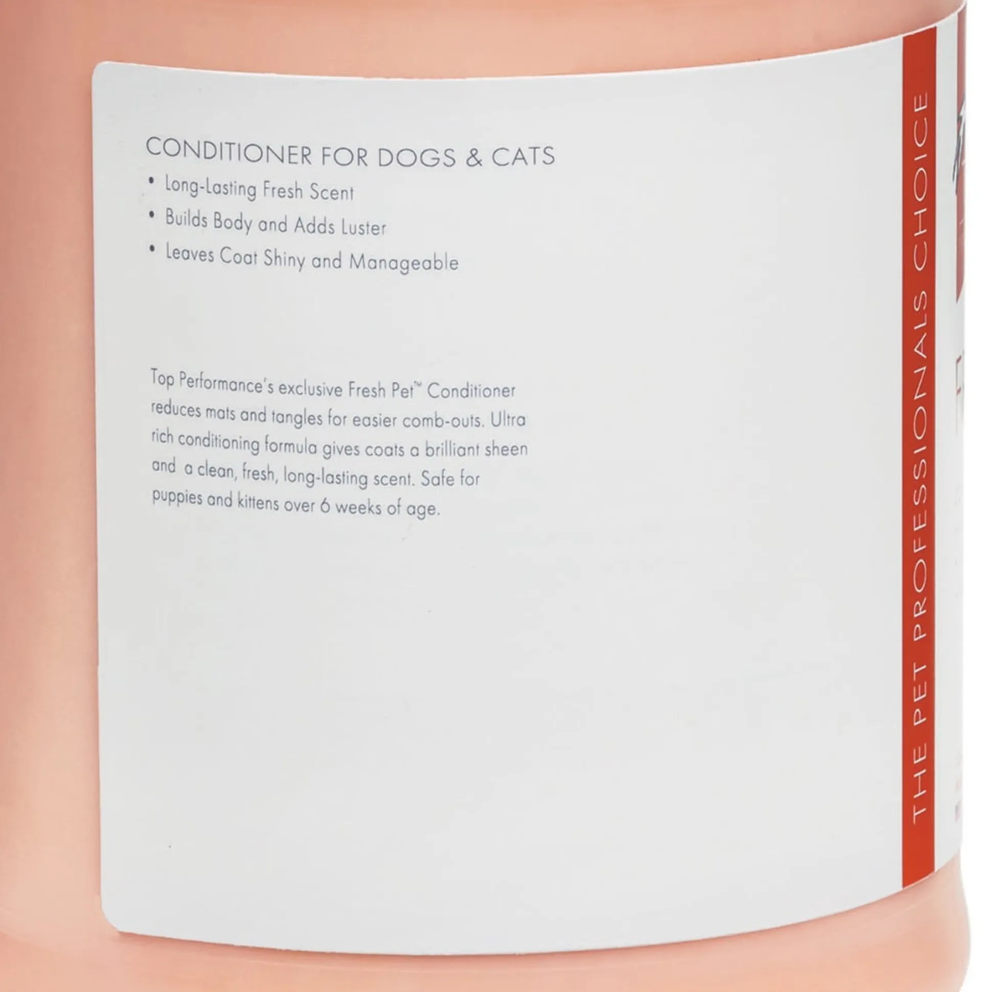 Top Performance Fresh Pet Dog Grooming Shampoo and Conditioner