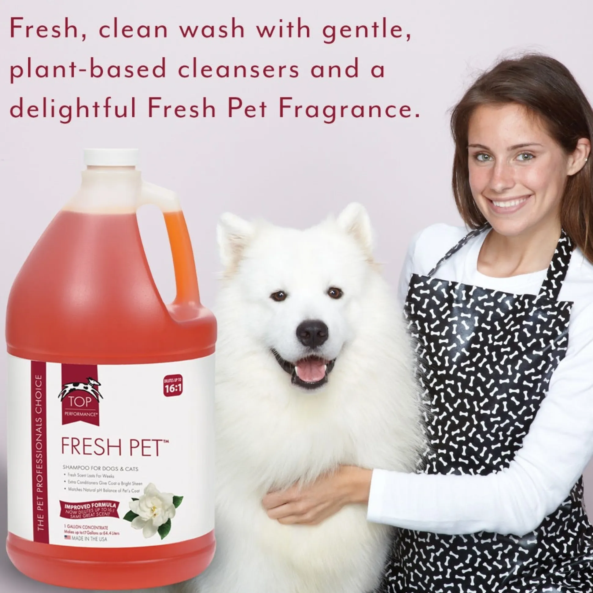 Top Performance Fresh Pet Dog Grooming Shampoo and Conditioner