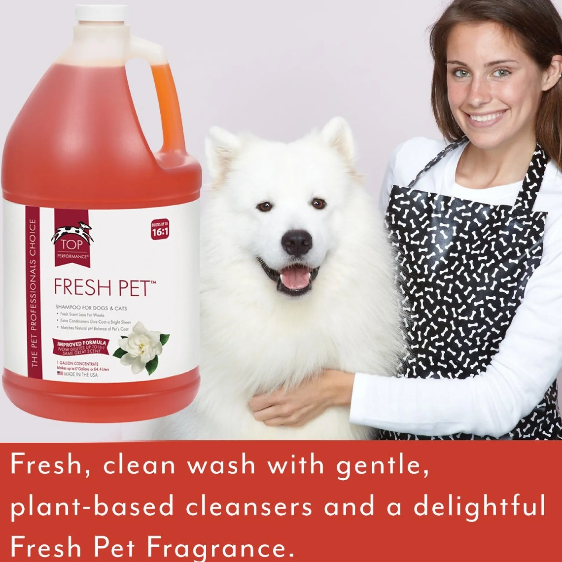 Top Performance Fresh Pet Dog Grooming Shampoo and Conditioner