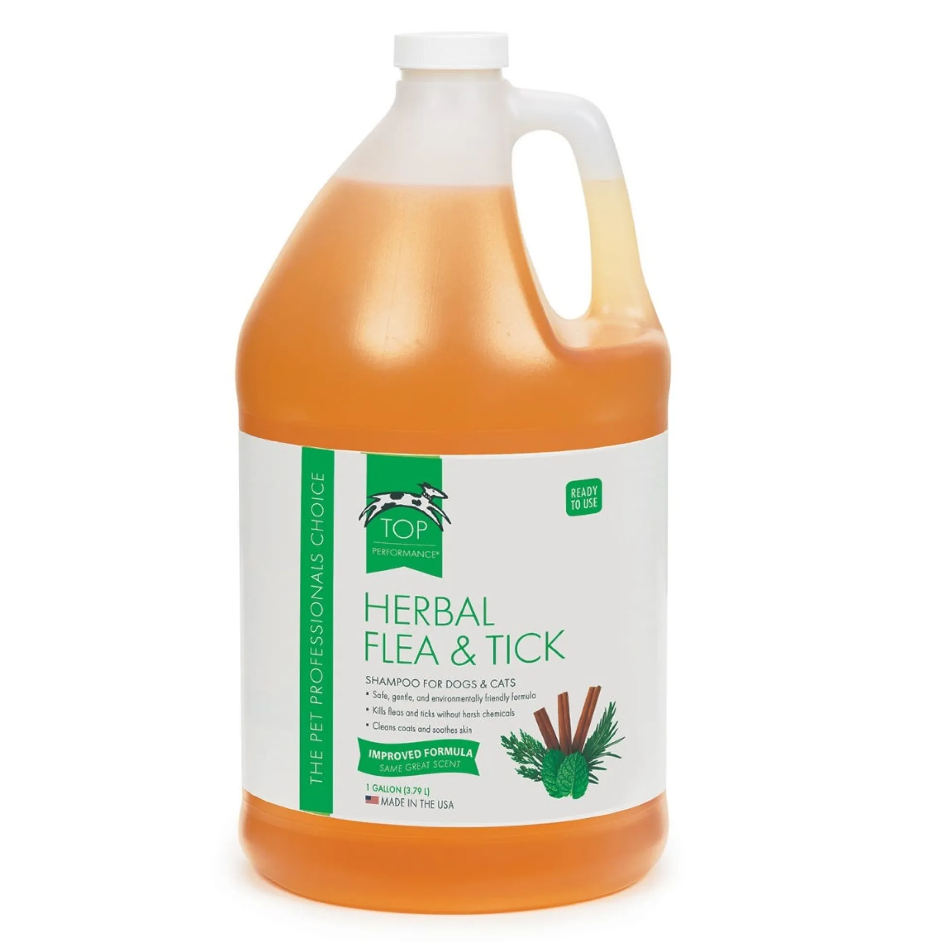 Top Performance Herbal Flea & Tick Dog Grooming Shampoo