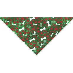 Top Performance Holiday Bones Green Bandanas