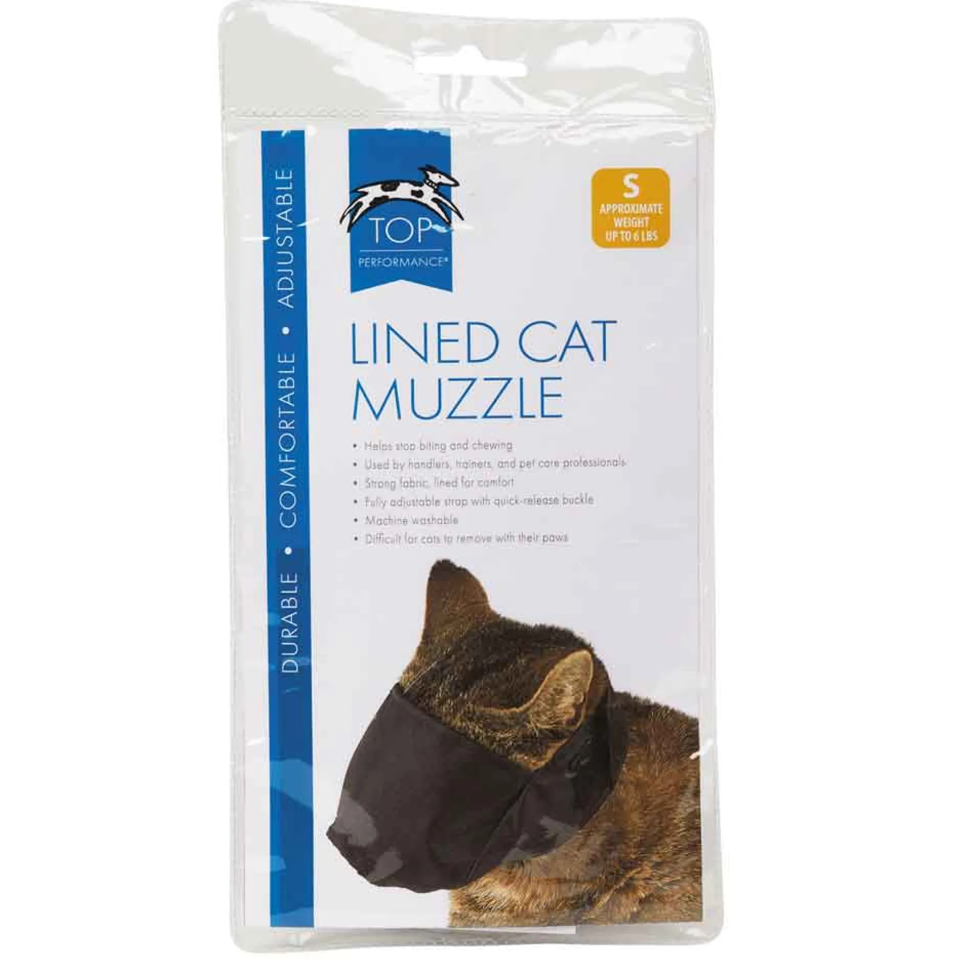 Top Performance Lined Nylon Cat Muzzles