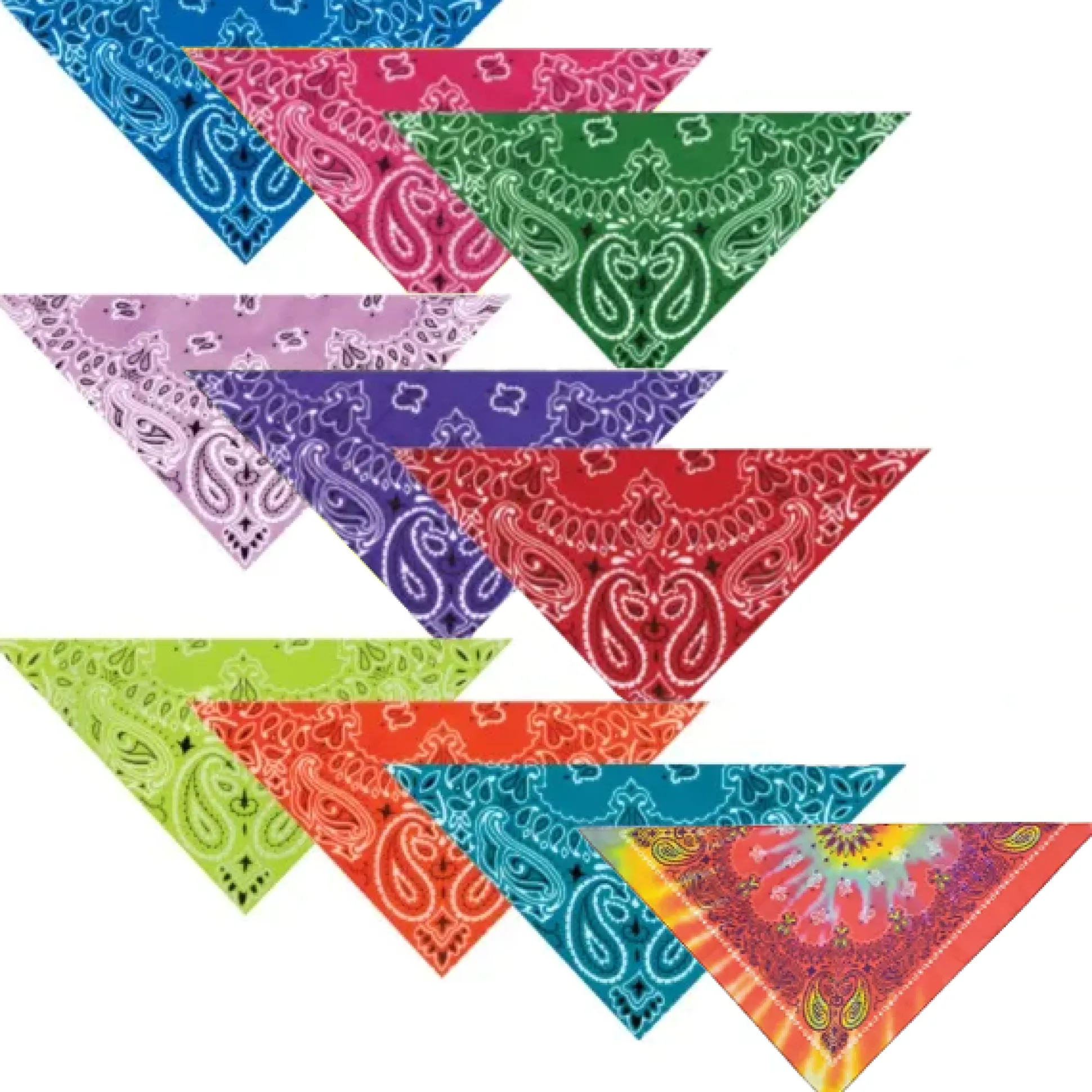 Top Performance Paisley Dog Bandanas