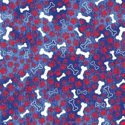 Top Performance Patriotic Bones Blue Bandanas