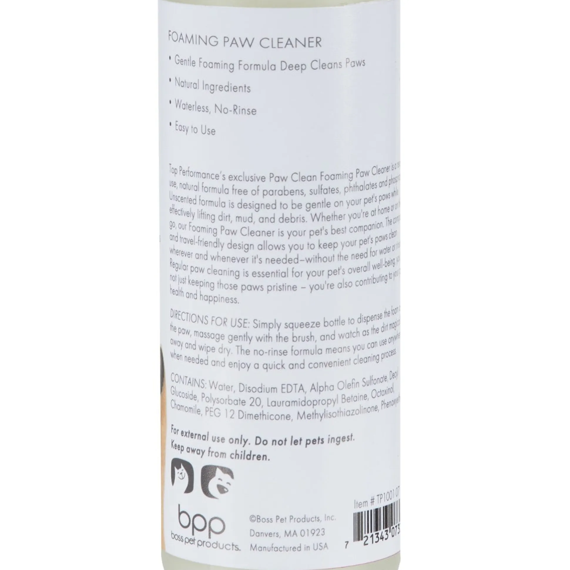 Top Performance Paw Clean Hypoallergenic Waterless Paw Cleaner