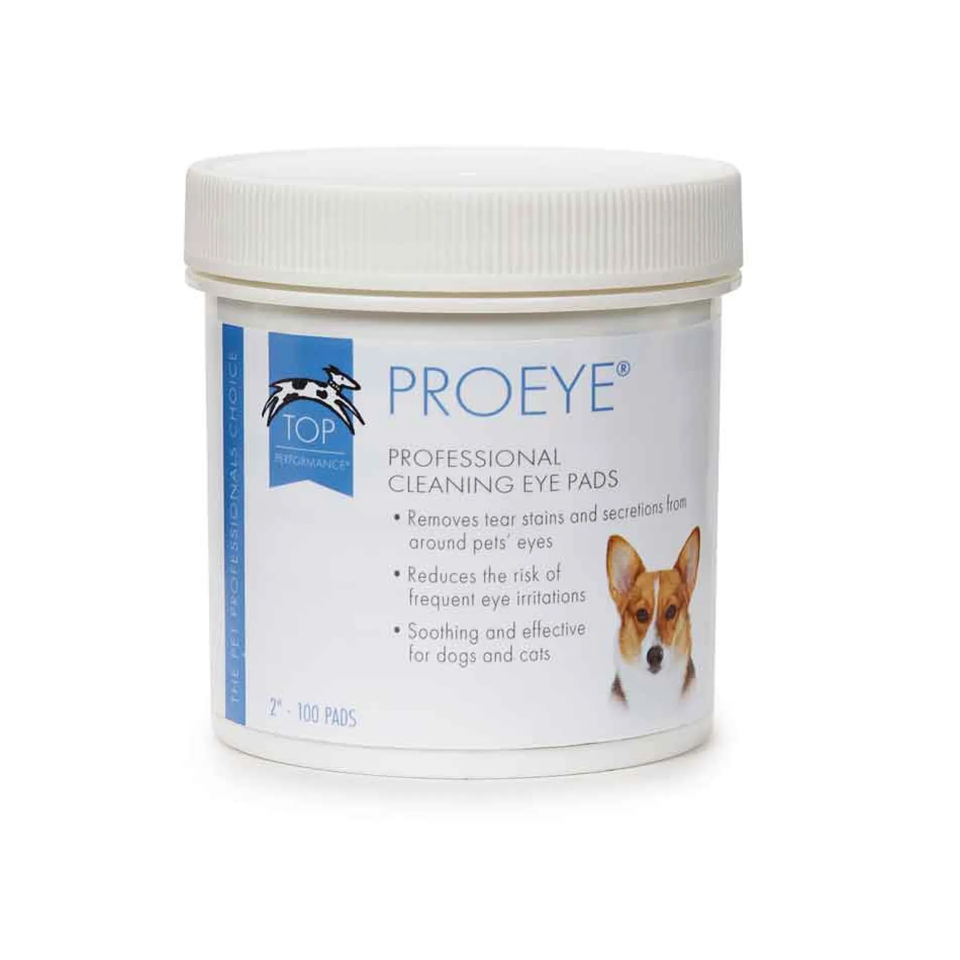 Top Performance ProEye Cleansing Eye Pads 100-Pack