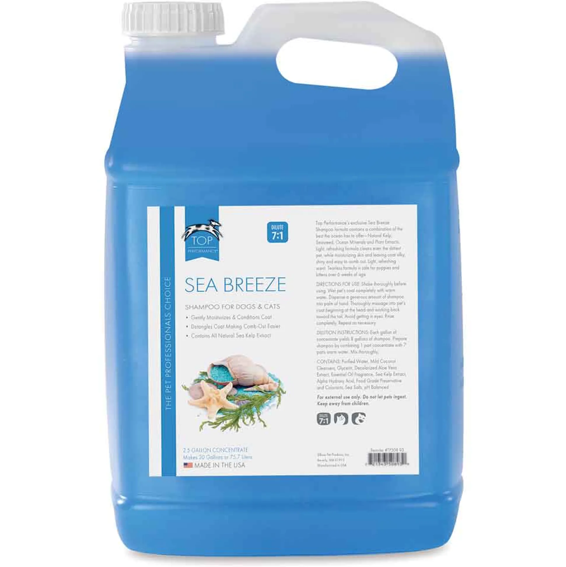 Top Performance SeaBreeze Dog Grooming Shampoo
