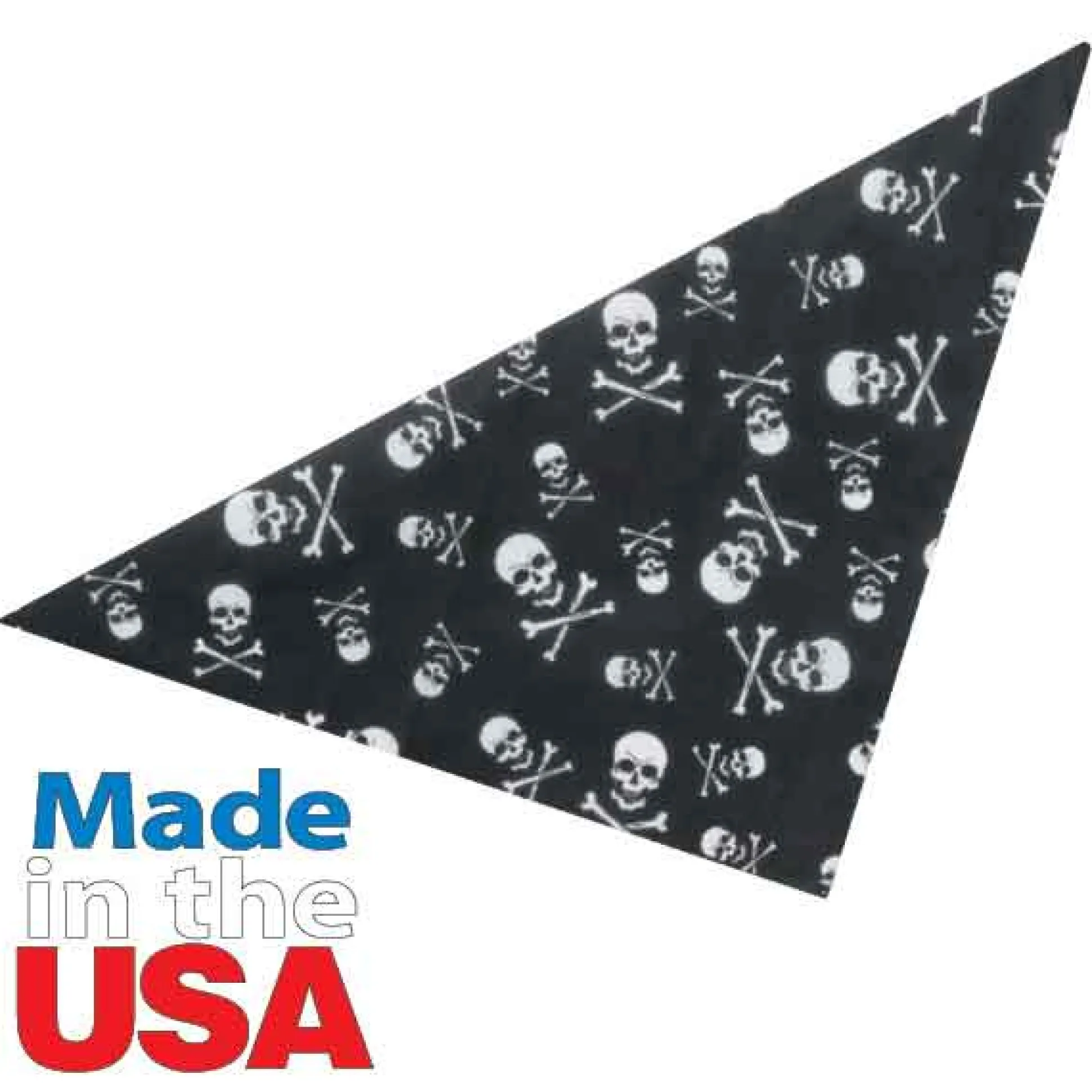 Top Performance Skulls & Crossbones Bandana Black