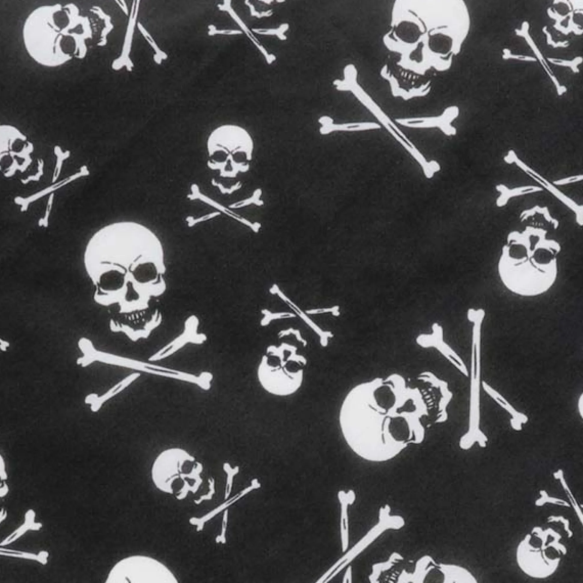 Top Performance Skulls & Crossbones Bandana Black