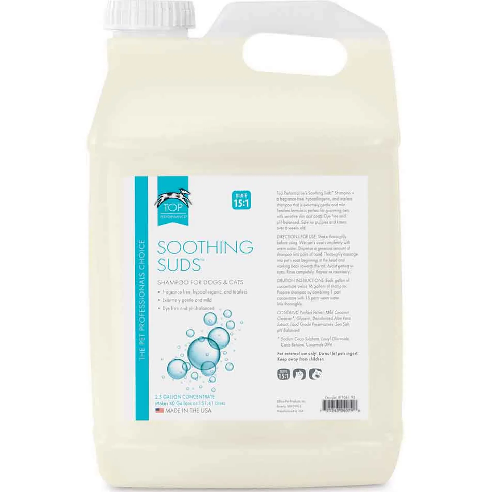Top Performance Soothing Suds Dog Grooming Shampoos
