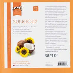 Top Performance SunGold Dog Grooming Shampoo