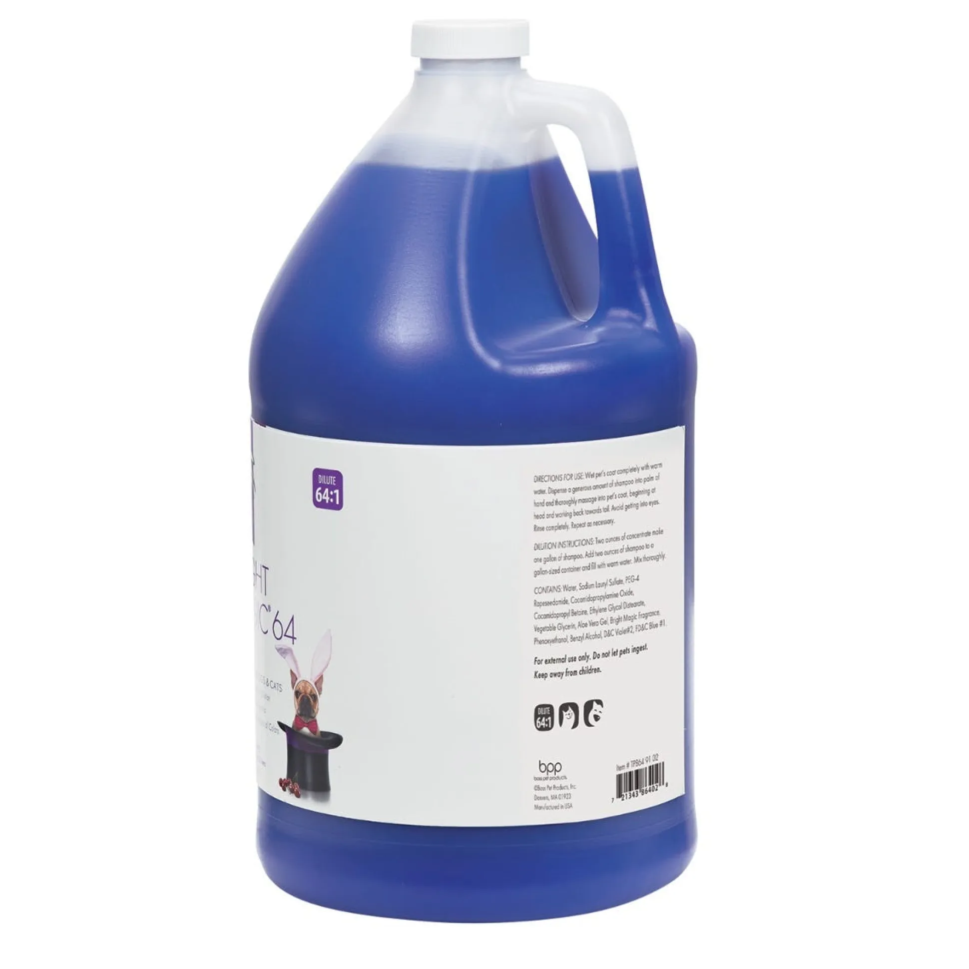 Top Performance 64 to 1 High Concentrate Dog Grooming Shampoos