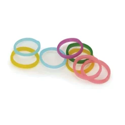 TP Grooming Bands 1/4in Assorted Color, 500ct